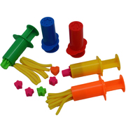 橡皮泥模具工具套装儿童超轻粘土面条机，diy手工3d彩泥针挤筒玩具