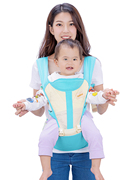天而背带婴儿腰凳简易前抱式宝宝抱凳孩子抱带夏季透气网背娃神器