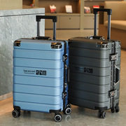 商务铝框拉杆箱男女，结实耐用大容量密码，旅行箱学生行李箱高档皮箱