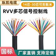 rvv多芯电缆线14芯16芯20芯24芯，30芯0.20.3控制信号电源线软电线