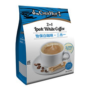 马来西亚进口泽合二合一白咖啡(白咖啡)无蔗糖525g怡保咖啡内送独立糖包
