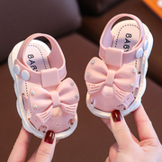 女童凉鞋夏季可爱包头公主，鞋防滑软底防踢婴幼儿，0-3岁宝宝学步鞋