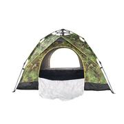 旅游帐篷自动弹簧假双层3-4人户外野营露营帐篷
