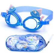 直供儿童游泳眼镜高清透明游泳镜潜水镜，可爱卡通儿童泳镜