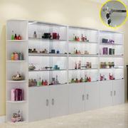 化妆品货柜展示柜玻璃美容院货架储物柜陈列柜产品货柜带柜门