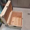 复古原木箱带锁实木箱，定制仿古箱子装饰旧木箱超大号储物箱收纳箱