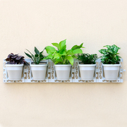 阳台立体花盆创意壁挂式组合植物，花墙户外工程装饰垂直绿化墙挂盆