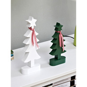 圣诞树摆件欧式装饰品儿童房间布置家庭装饰创意摆放桌面家居饰品