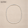 LOYC巴洛克珍珠项链女锁骨链时尚小众设计高级感轻奢颈链送女友