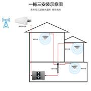 手机信号放大增强器一拖二扩大加强接收器一拖三大面积覆盖 配件