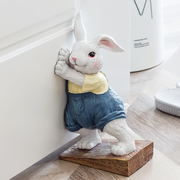 兔子摆件彼得兔北欧轻奢书挡欧式创意家居饰品现代简约装饰品摆设