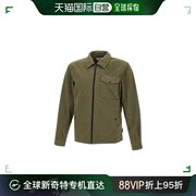 美国直邮woolrich 男士 外套夹克男装拉链军绿色衬衫