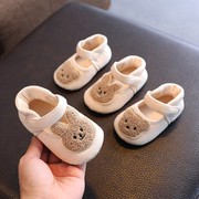 男女婴儿鞋6宝宝 不1-0春秋季3新生岁透气单鞋掉软底--学步月12个