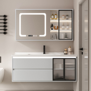 浴室柜组合现代简约轻奢一体，盆智能卫生间收纳洗手洗脸盆柜洗漱台