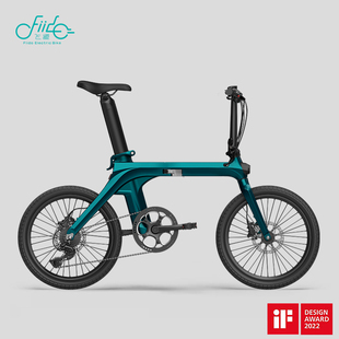 飞道fiidox折叠电动自行车力矩助力车，扭矩传感电单车