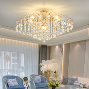 现代简约时尚灯饰家用创意餐厅客厅卧室水晶吊灯LED节能灯具