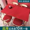 中国红桌子装饰贴纸防水电视背景墙壁纸家具翻新中式喜庆自粘墙纸