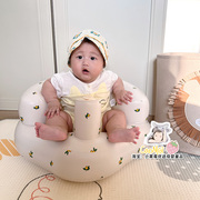 宝宝学坐椅充气沙发婴儿座椅，神器不伤脊柱防摔充气靠垫便携餐椅