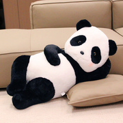 熊猫玩偶公仔侧睡大熊猫娃娃女孩，抱着睡觉男生，抱枕女生毛绒玩具