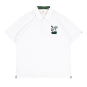 graf原创品牌ballinbooghost高尔夫，可爱鬼2.0白绿polo短袖