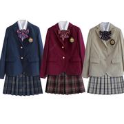 jk制服全套西装校服套装学院，风少女中学生装，高中生英伦风日系