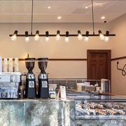 美式餐厅吊灯创意个性长条灯收银台咖啡厅吧台灯办公室工业风灯具