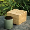 竹盒陶瓷罐茶叶包装盒空，礼盒明前绿茶龙井茶，乌牛早礼盒装空盒