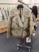 海宁皮草羽绒服女短款冬季白鸭绒时尚洋气小个子外套