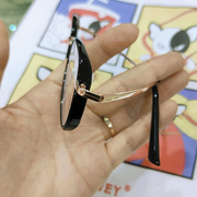 1.74镜片实体店高度数(高度数)眼镜框，近视眼镜女多边形厚边框1000度镜框