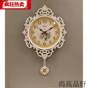 厂销森匠美式复古挂钟钟表装饰客厅挂钟家用欧式时尚创意时钟大品