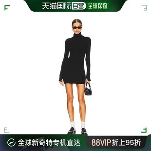 香港直邮潮奢 enza costa 女士 Sweater 高领迷你连衣裙 VK5452