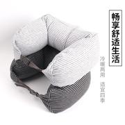 日式泡沫粒子枕多功能旅行枕形护颈枕汽车飞机枕2023型枕