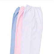 护士裤冬装白色蓝色，厚款松紧腰粉色，大码护士裤子白色工作裤夏薄男