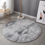 卧室坐垫加厚丝毛地毯毛绒毛毯客厅沙发电脑桌圆形长可水洗地垫