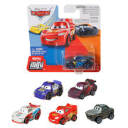 美泰赛车总动员迷你版小车模型，合金玩具闪电，麦昆中性金属板牙儿童