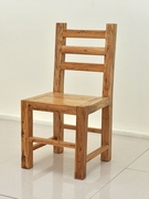 定制老榆木家具实木椅子靠背椅家用餐椅简约现代餐桌椅单人椅办公