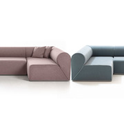 网红布艺沙发意式极简个性，客厅转角沙发小户型实木客厅沙发组