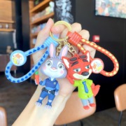疯狂动物城可爱朱迪兔狐尼克小狐狸挂件钥匙扣女精致背包书包挂饰