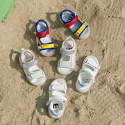 m1m2西班牙童鞋儿童沙滩鞋夏季中小童闪灯软底男女童凉鞋M2223083