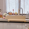 可爱北极熊水槽挡水板厨房，洗菜盆洗碗水池，防溅水板硅胶吸盘式挡水