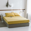 北欧简约纯色床垫保护套全棉水洗棉床上用品1.8米单件床单床笠
