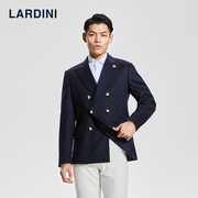 lardini意大利进口纯羊毛，布雷泽单西男士，双排扣西装外套商务西服