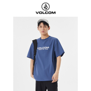 VOLCOM钻石男装户外品牌印花T恤2023夏季男士美式个性短袖潮