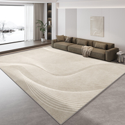 客厅地毯轻奢高级2024防水免洗卧室沙发地垫，隔音大面积全铺厚