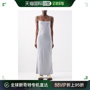 香港直邮潮奢raey女士方形，领棉混纺针织吊带连衣裙
