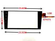 适用日产天籁车载导航一体机中控9寸触摸外屏幕手写屏 芯片GT9271