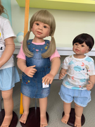 2023仿真娃娃 大童装模特87厘米 全胶关节娃娃 2岁童装模特 可定