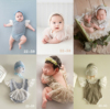 新生儿童摄影服装婴儿满月百天宝宝拍照连体衣裙装影楼宝宝照相衣