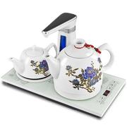 陶瓷茶壶全自动上水电热，水壶智能家用功夫，茶具茶道电磁炉煮水茶壶