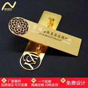 高档胸牌定制金属工作牌不锈钢可更换工号牌强磁铁别针式工牌